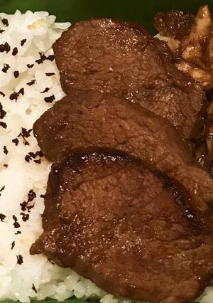 玉葱に漬け込んだ☆牛肉のはちみつ醤油焼き-レシピのメイン写真