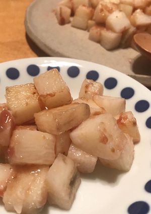 長芋の梅肉ソテー-レシピのメイン写真