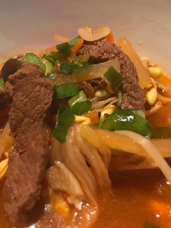 牛肉と豆もやしのピリ辛スープ-レシピのメイン写真