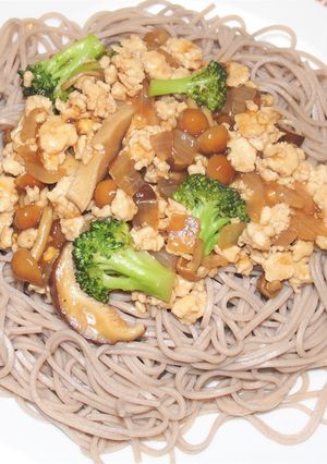汁なしあんかけ蕎麦-レシピのメイン写真