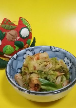 キャベツのキムチ和え-レシピのメイン写真