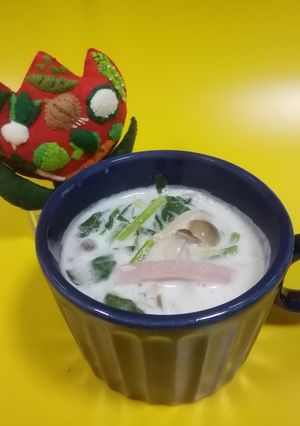 ほうれん草のミルクスープ-レシピのメイン写真