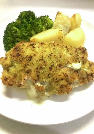 チーズとろけて衣サクサク！鶏肉パン粉焼き-レシピのメイン写真