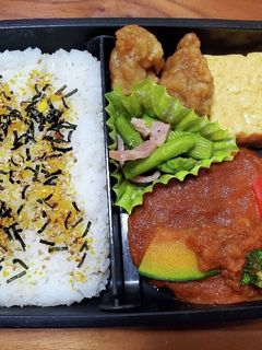 デミハンバーグ弁当-レシピのメイン写真