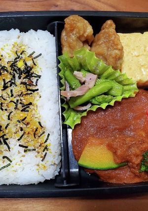デミハンバーグ弁当-レシピのメイン写真