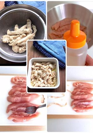 ささみダイエット柔らか茹で方簡単作り置き-レシピのメイン写真