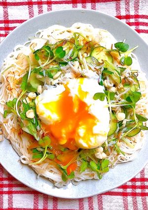 温玉そうめん-レシピのメイン写真