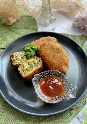 キャベツたっぷりメンチかつ-レシピのメイン写真