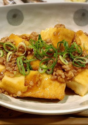 厚揚げのそぼろ煮-レシピのメイン写真