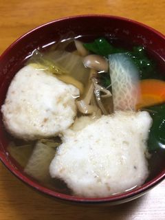 ⭐️志布志産自然薯の具沢山だんご汁⭐️-レシピのメイン写真