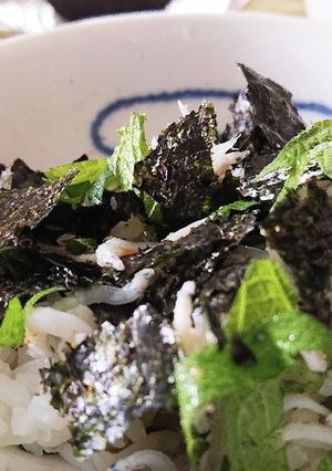 しそしらすご飯-レシピのメイン写真