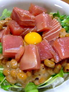 マグロ&納豆丼-レシピのメイン写真
