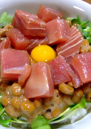 マグロ＆納豆丼-レシピのメイン写真