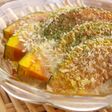 かぼちゃのアンチョビマヨソース焼き