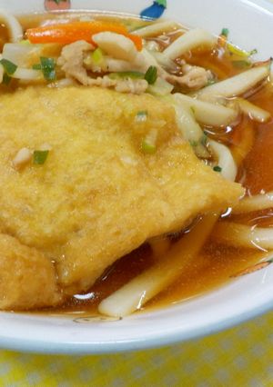 【学校給食】ぶっかけ力うどん-レシピのメイン写真