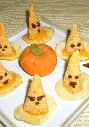ハロウィンで、簡単！ 帽子のオバケ-レシピのメイン写真