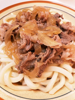 牛丼ならぬ牛かけうどん。-レシピのメイン写真