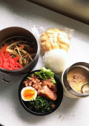 高校男子お弁当 2021.4.13-レシピのメイン写真