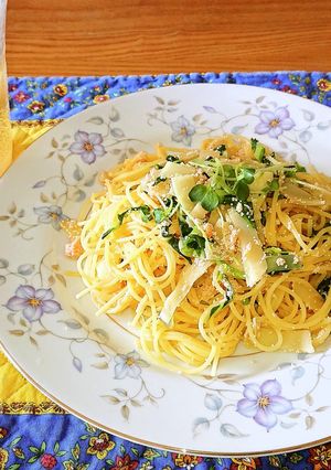 優しい春味✨筍と春キャベツの明太子パスタ-レシピのメイン写真