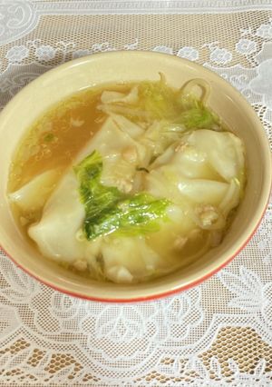 餃子入り中華スープ-レシピのメイン写真