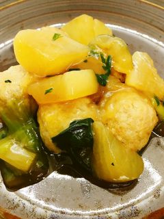 【病院】肉団子の旨とろ煮【給食】-レシピのメイン写真