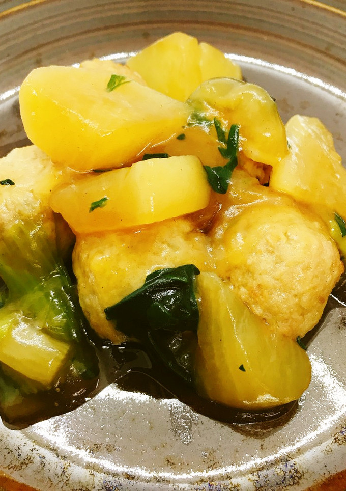 【病院】肉団子の旨とろ煮【給食】-レシピのメイン写真