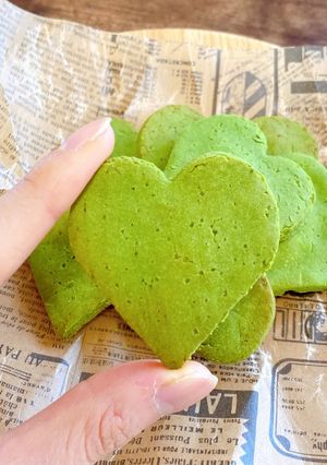 型抜きしやすい米粉の抹茶クッキー-レシピのメイン写真