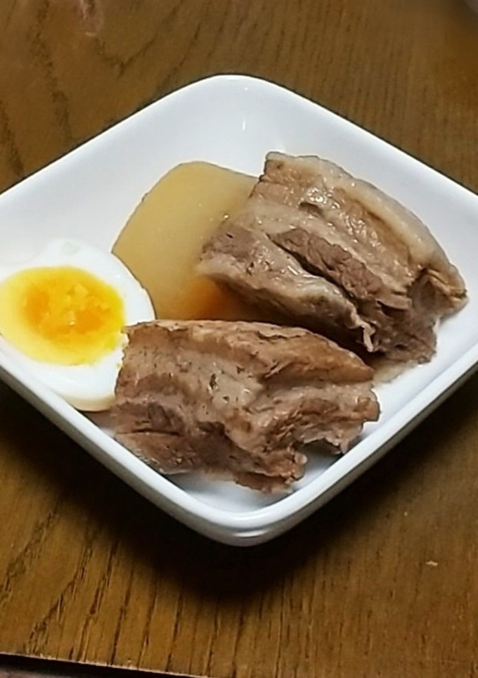 【炊飯器で作る豚バラ大根(豚角煮)】-レシピのメイン写真