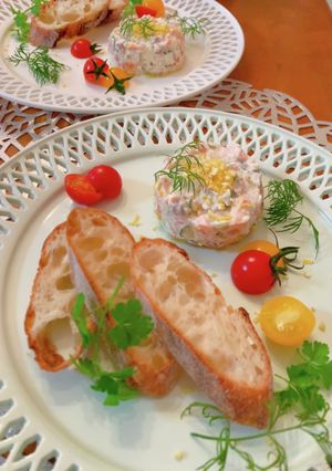 サーモンのクリームチーズタルタル-レシピのメイン写真