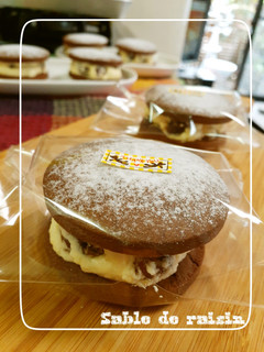 ココア風味♡レーズンサンド♡-レシピのメイン写真