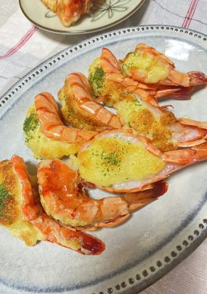 えびのガーリックマヨネーズ焼き-レシピのメイン写真