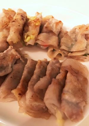 豚しゃぶ肉の巻き巻き-レシピのメイン写真