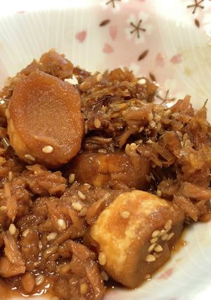 【ご飯のお供】簡単！ツナとお麩の佃煮-レシピのメイン写真