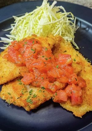 鶏胸肉1枚で!簡単絶品チキンカツレツ-レシピのメイン写真