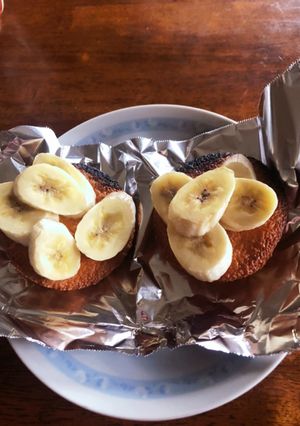 なんちゃって♪カスタードバナナケーキ-レシピのメイン写真