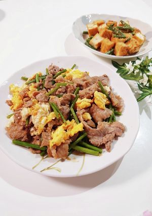 豚肉とニンニク芽のオイスター炒め♪-レシピのメイン写真