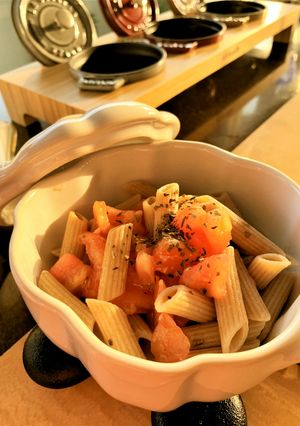 完熟トマトとハーブのショートパスタ-レシピのメイン写真