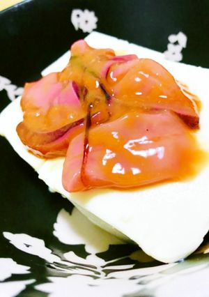 【時短版】30秒でできるイカの塩辛やっこ-レシピのメイン写真