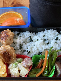 高校生男子弁当 1-レシピのメイン写真