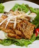 焼肉サラダ菜包み　コチジャンで甘辛