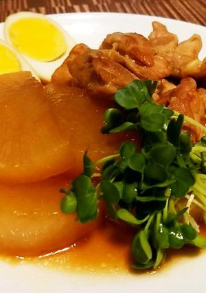 超簡単！鶏ももと大根の旨辛煮！！-レシピのメイン写真