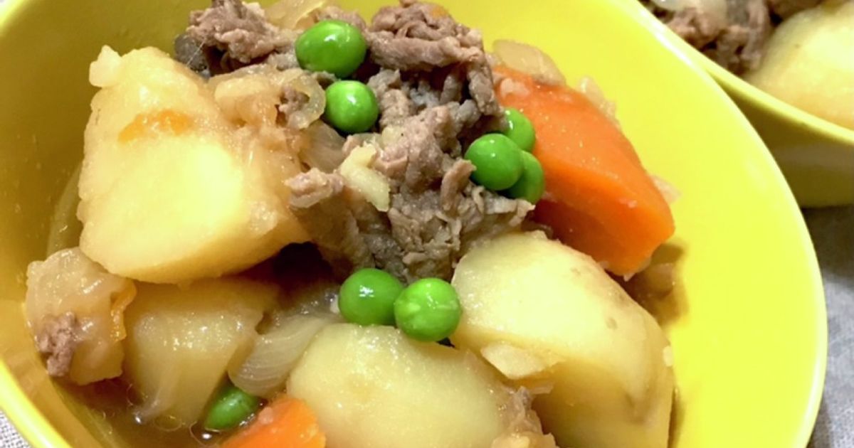 我が家の定番肉じゃが♪新玉新じゃがでも◎ by ミニcooking