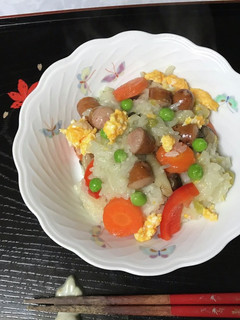子ども大好きウインナーおこわ-レシピのメイン写真