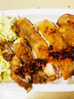 鳥もも肉のラー油がけ-レシピのメイン写真