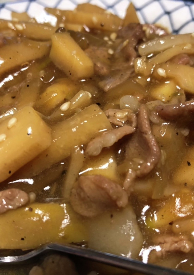タケノコと豚肉と搾菜の和風中華-レシピのメイン写真