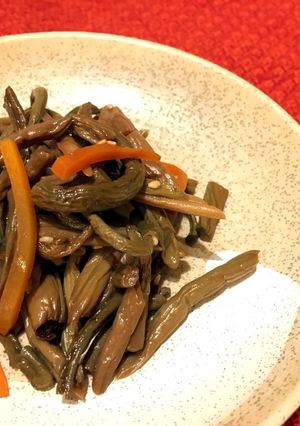 ぜんまい炒り-レシピのメイン写真