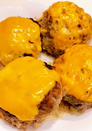 チーズハンバーグ-レシピのメイン写真