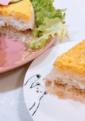 お祝いに♥ごはんケーキ-レシピのメイン写真