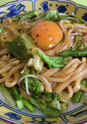 たまごのっけ焼うどん-レシピのメイン写真