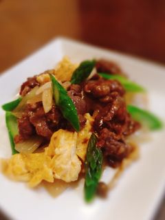 牛肉とアスパラのオイスター炒め-レシピのメイン写真